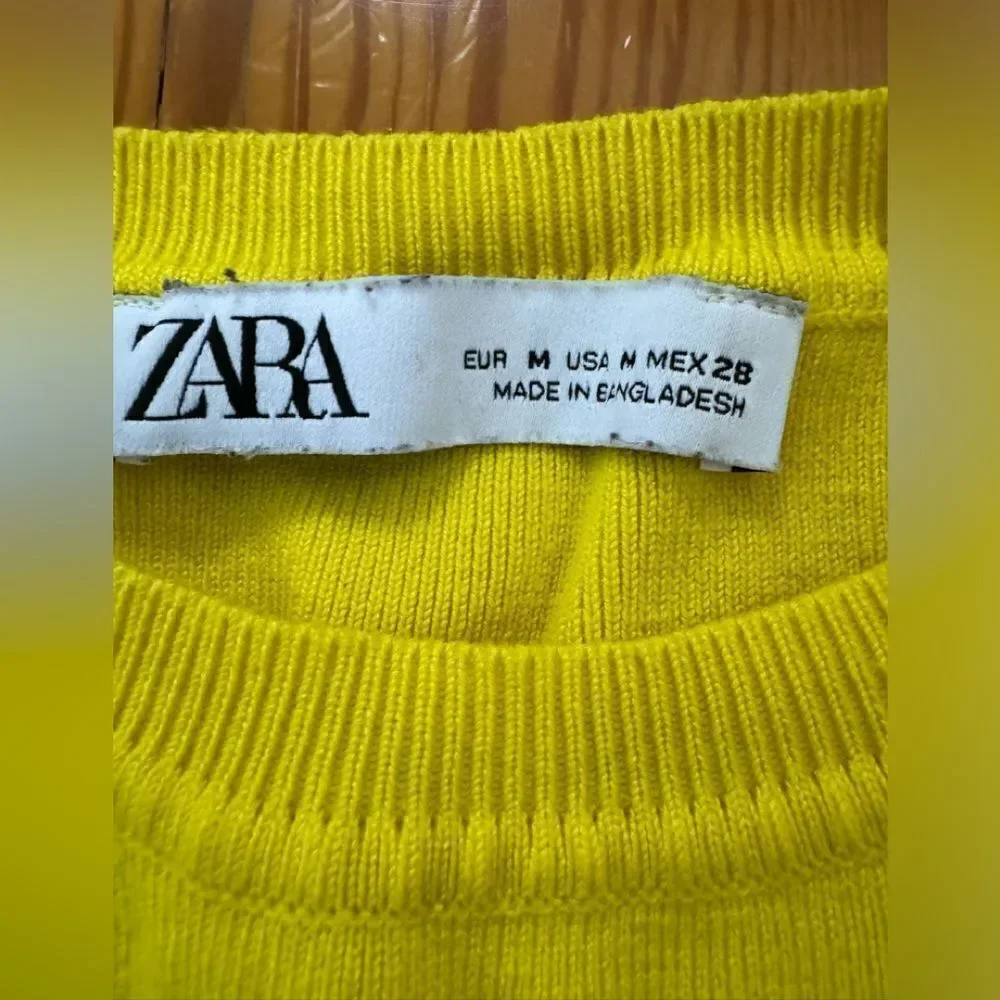ZARA Cropped Sweater Vest